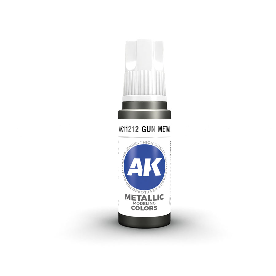 3GEN Acrylics: Gun Metal – Metallic (AK Interactive) (AK11212)