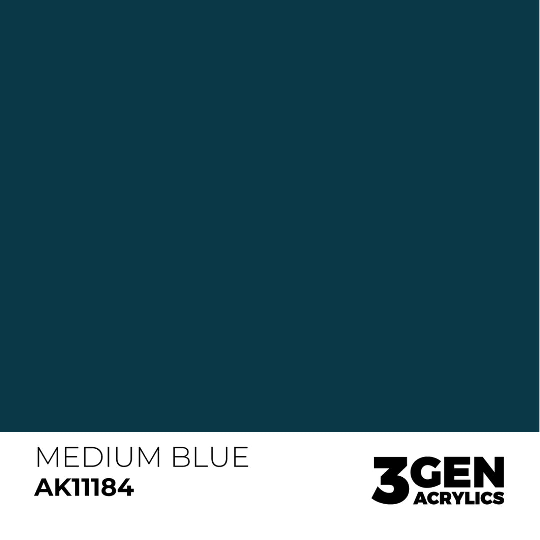 3GEN Acrylics: Medium Blue (AK Interactive) (AK11184)
