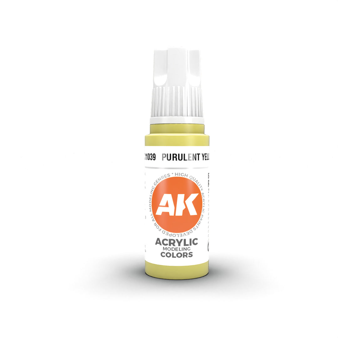 3GEN Acrylics: Purulent Yellow (AK Interactive) (AK11039)