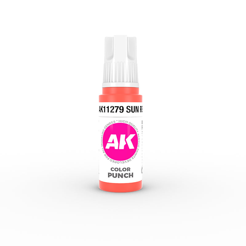 3GEN Acrylics: Sun Red – Color Punch (AK Interactive) (AK11279)