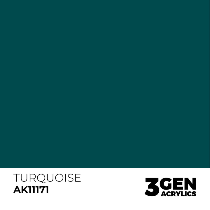 3GEN Acrylics: Turquoise (AK Interactive) (AK11171)