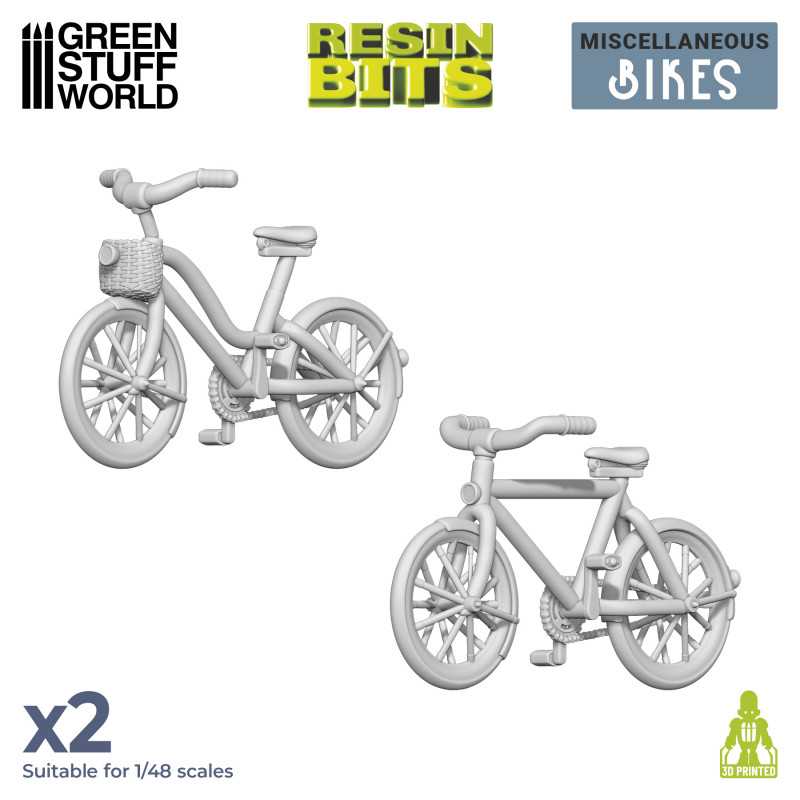 3D printed set - Bikes (Green Stuff World)