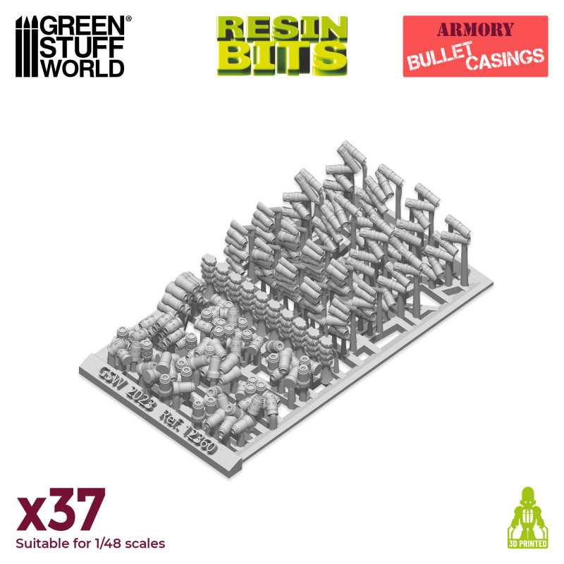 3D printed set - Bullet Casings (Green Stuff World)
