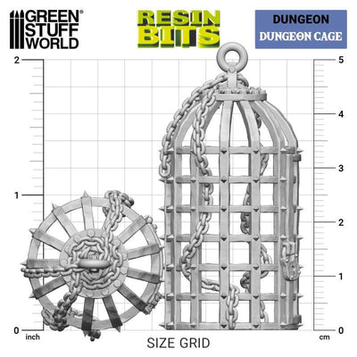 3D printed set - Dungeon Cage (Green Stuff World)