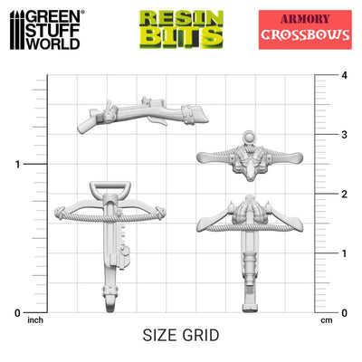 3D printed set - Dwarf Crossbows (Green Stuff World)