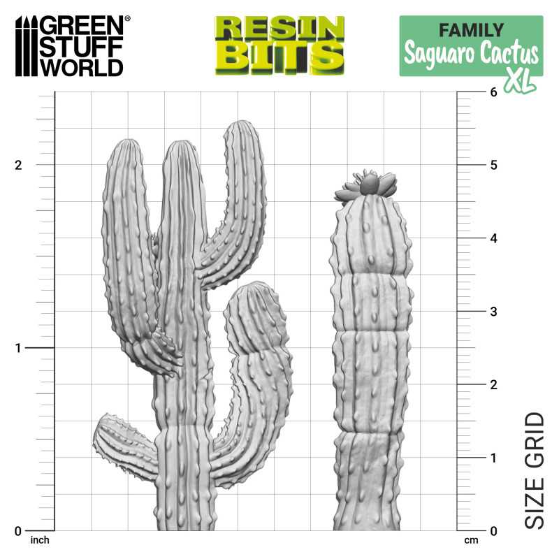 3D printed set - Saguaro Cactus XL (Green Stuff World)