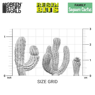 3D printed set - Saguaro Cactus (Green Stuff World)