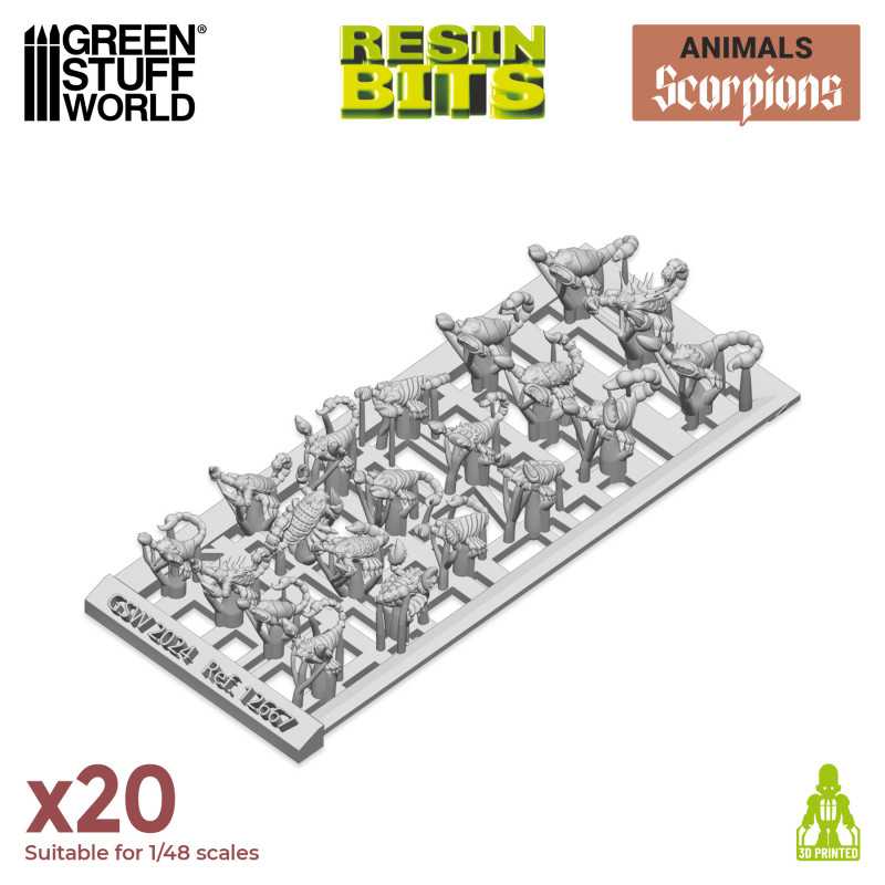 3D printed set - Scorpions (Green Stuff World)