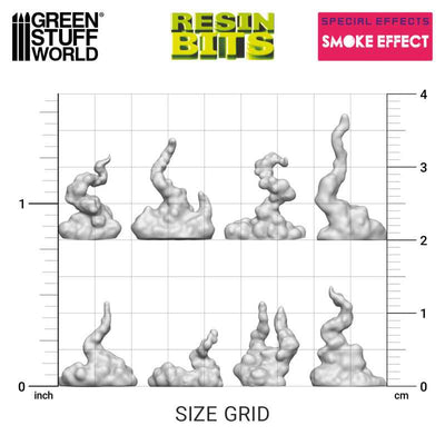 3D printed set - Smoke Effect (Green Stuff World)