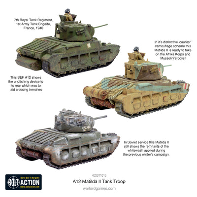 Bolt Action: Matilda II troop