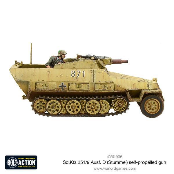 Bolt Action: Sd.Kfz 251/9 Ausf D (Stummel) half-track