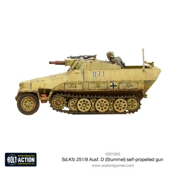 Bolt Action: Sd.Kfz 251/9 Ausf D (Stummel) half-track