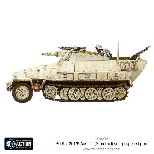 Bolt Action: Sd.Kfz 251/9 Ausf D (Stummel) half-track