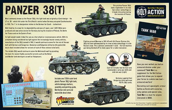 Bolt Action: Panzer 38(t)