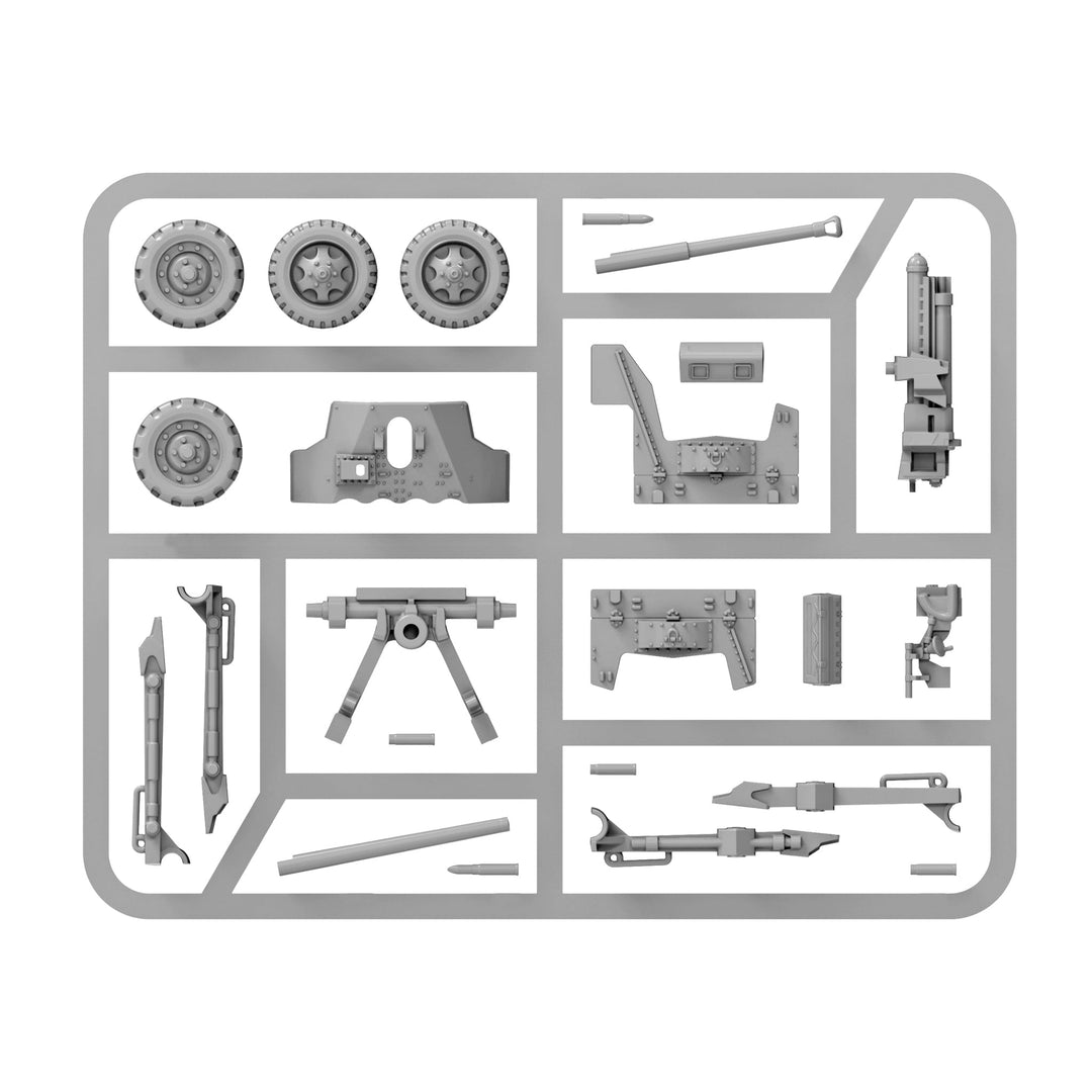 Bolt Action: US 57mm anti-tank gun (plastic)