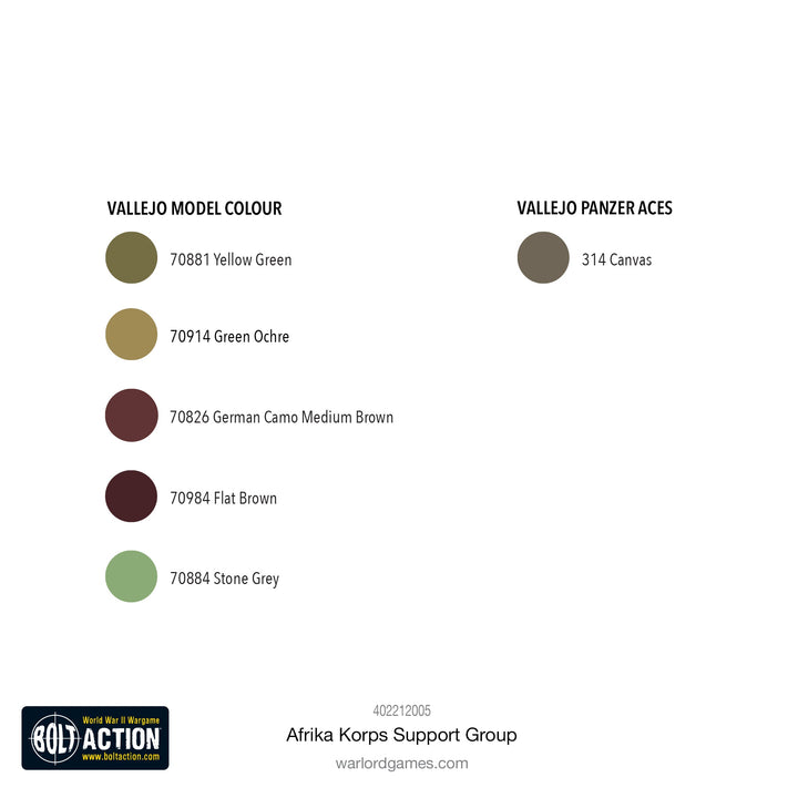 Bolt Action: Afrika Korps support group