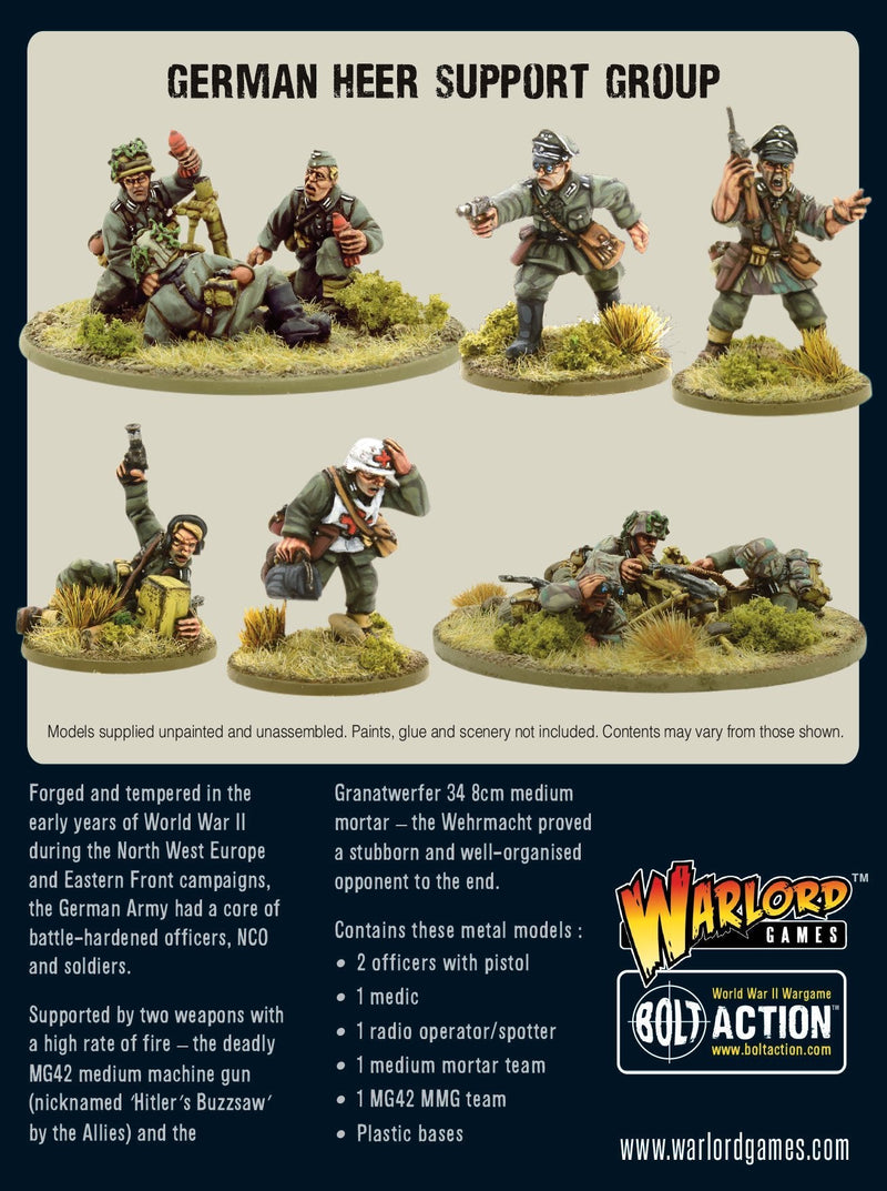 Bolt Action: German Heer support group