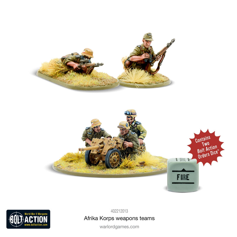 Bolt Action: Afrika Korps weapons teams