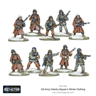 Bolt Action: US Army Infantry Squad in Winter Clothing