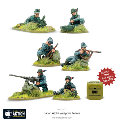 Bolt Action: Italian Alpini Weapons Teams