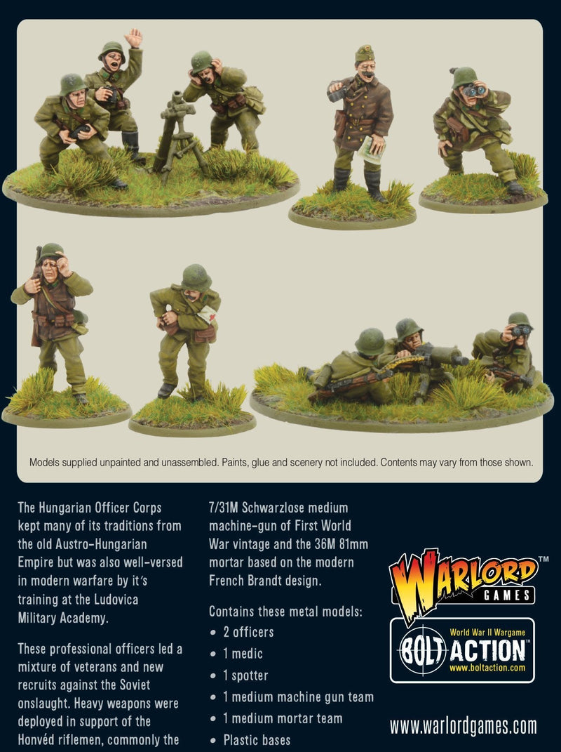 Bolt Action: Hungarian Army support group