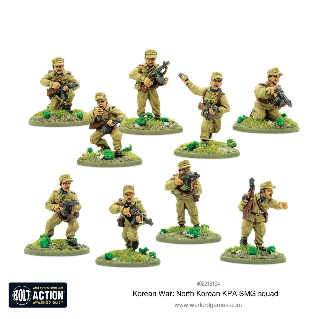 Bolt Action: Korean War - North Korean KPA SMG squad