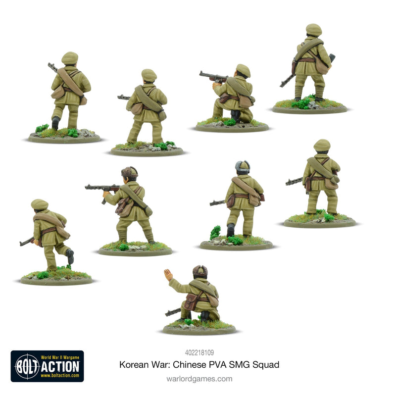 Bolt Action: Korean War - Chinese PVA SMG squad