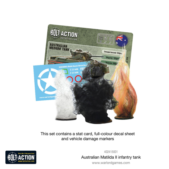 Bolt Action: Australian Matilda II infantry tank