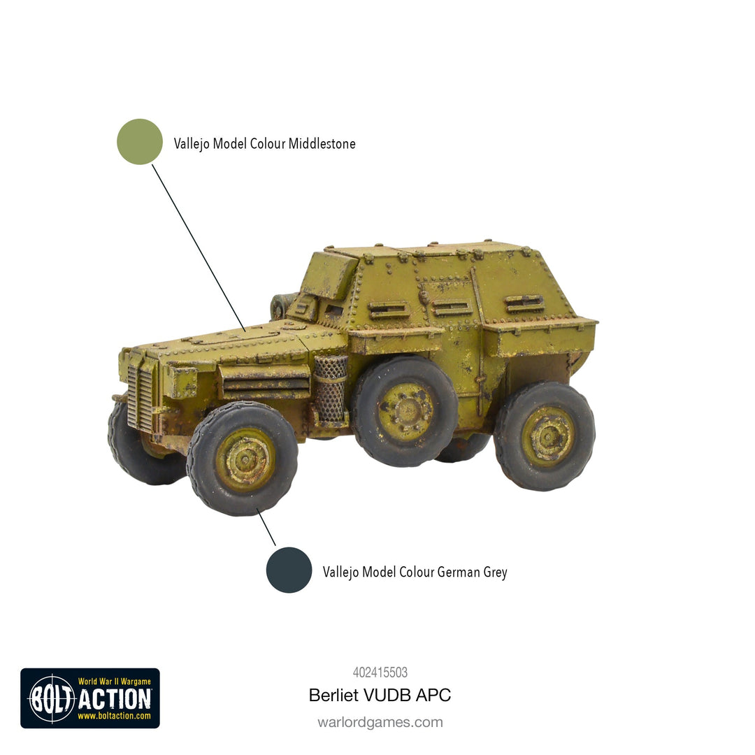 Bolt Action: Berliet VUDB armoured personnel carrier