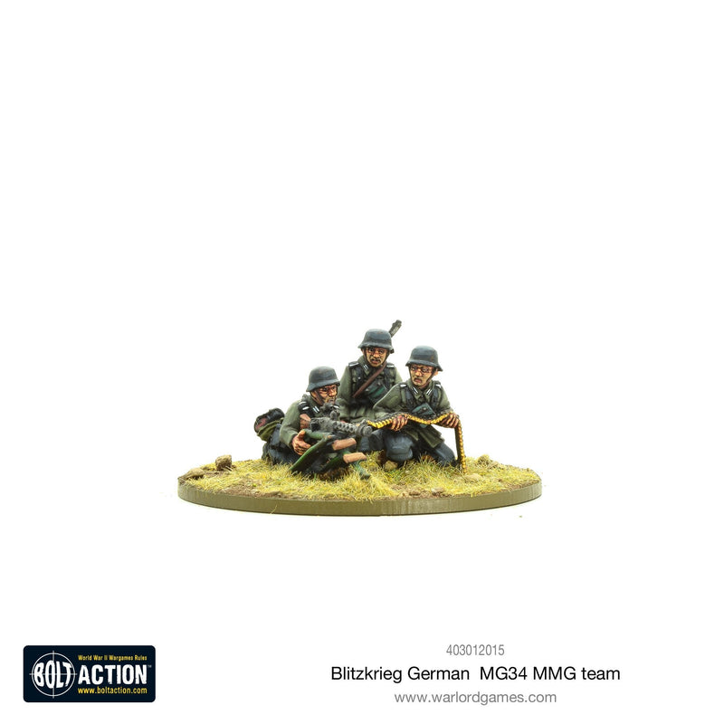 Bolt Action: Blitzkrieg German MG34 MMG team (1939-42)