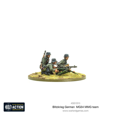 Bolt Action: Blitzkrieg German MG34 MMG team (1939-42)