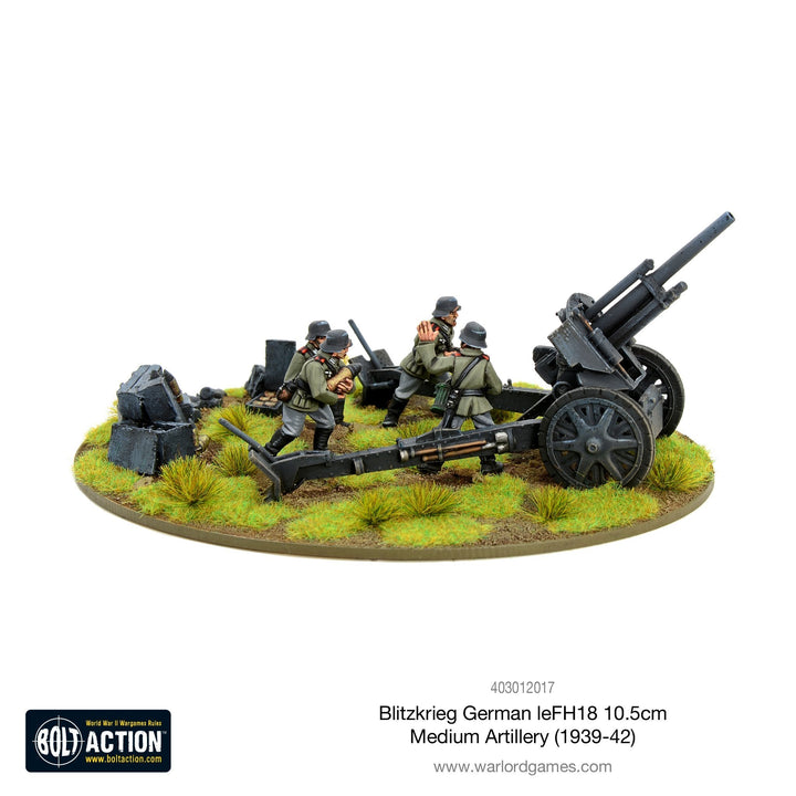 Bolt Action: Blitzkrieg German leFH 18 10.5cm medium artillery (1939-42)