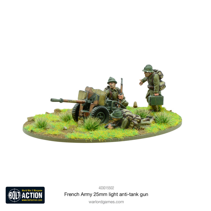 Bolt Action: French Army 25mm light anti-tank gun