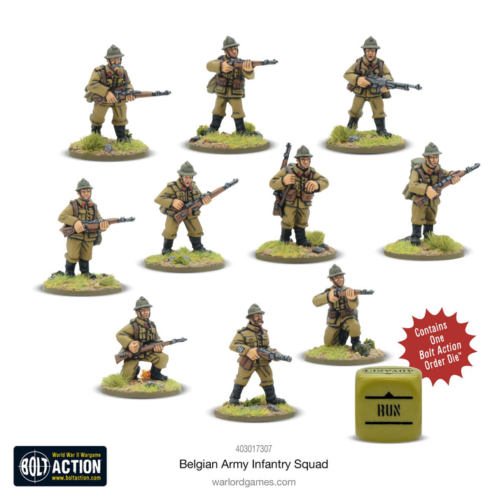 Bolt Action: Belgian Infantry Squad