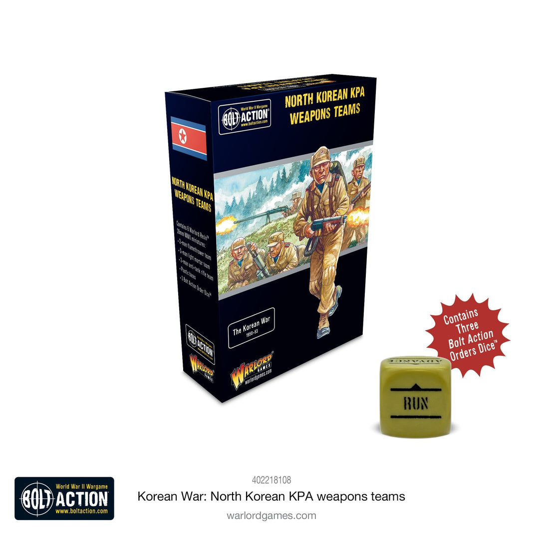 Bolt Action: Korean War - North Korean KPA weapons teams