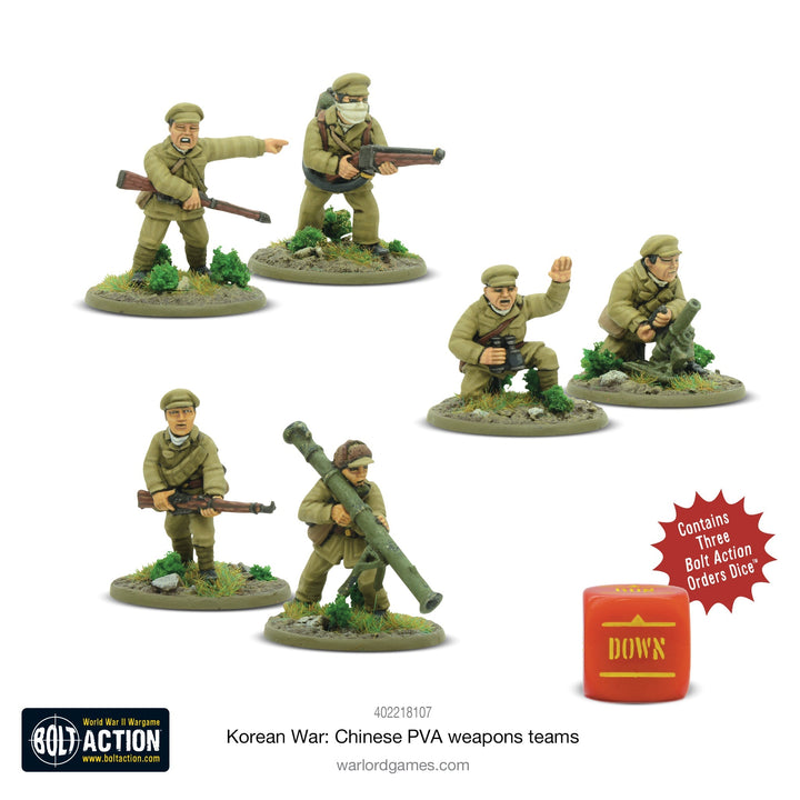 Bolt Action: Korean War - Chinese PVA weapons teams