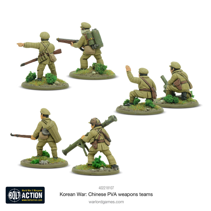 Bolt Action: Korean War - Chinese PVA weapons teams