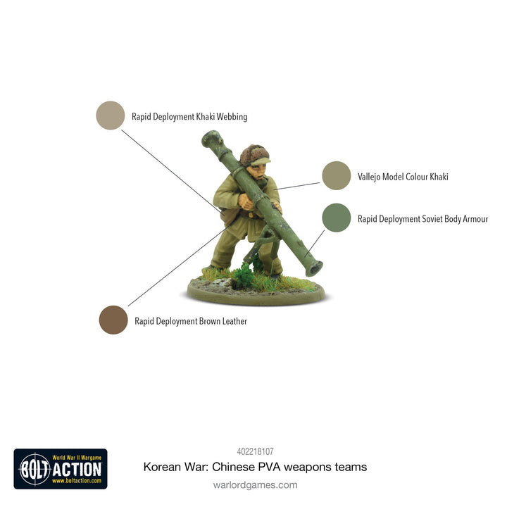 Bolt Action: Korean War - Chinese PVA weapons teams