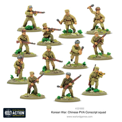 Bolt Action: Korean War - Chinese PVA Conscript Squad