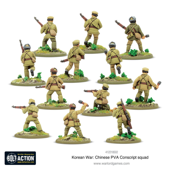 Bolt Action: Korean War - Chinese PVA Conscript Squad