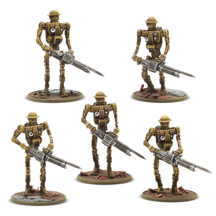 Konflikt '47: British Commonwealth - Mk I Automated Infantry Squad with MMG
