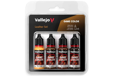 Vallejo Game Color: leather set, 4x18ml