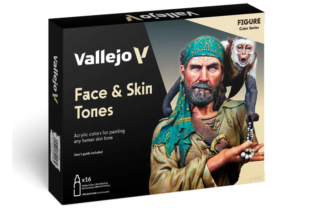 Vallejo Model Color set "Face & Skin Tones" (70.258)