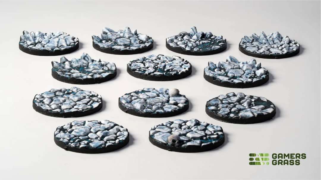 GamersGrass Frost Lake - Round 25mm (x12)