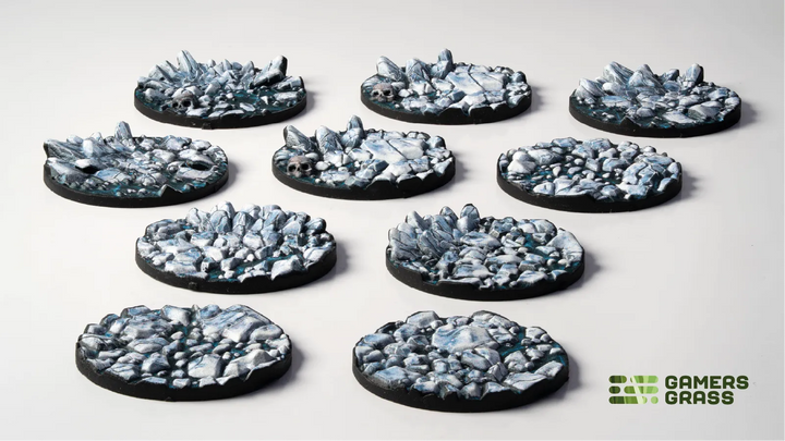 GamersGrass Frost Lake - Round 28mm (x10)