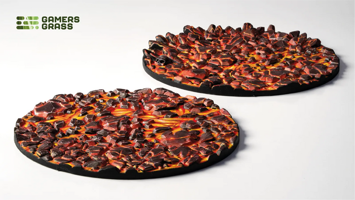 GamersGrass Molten Lava - Round 60mm (x2)