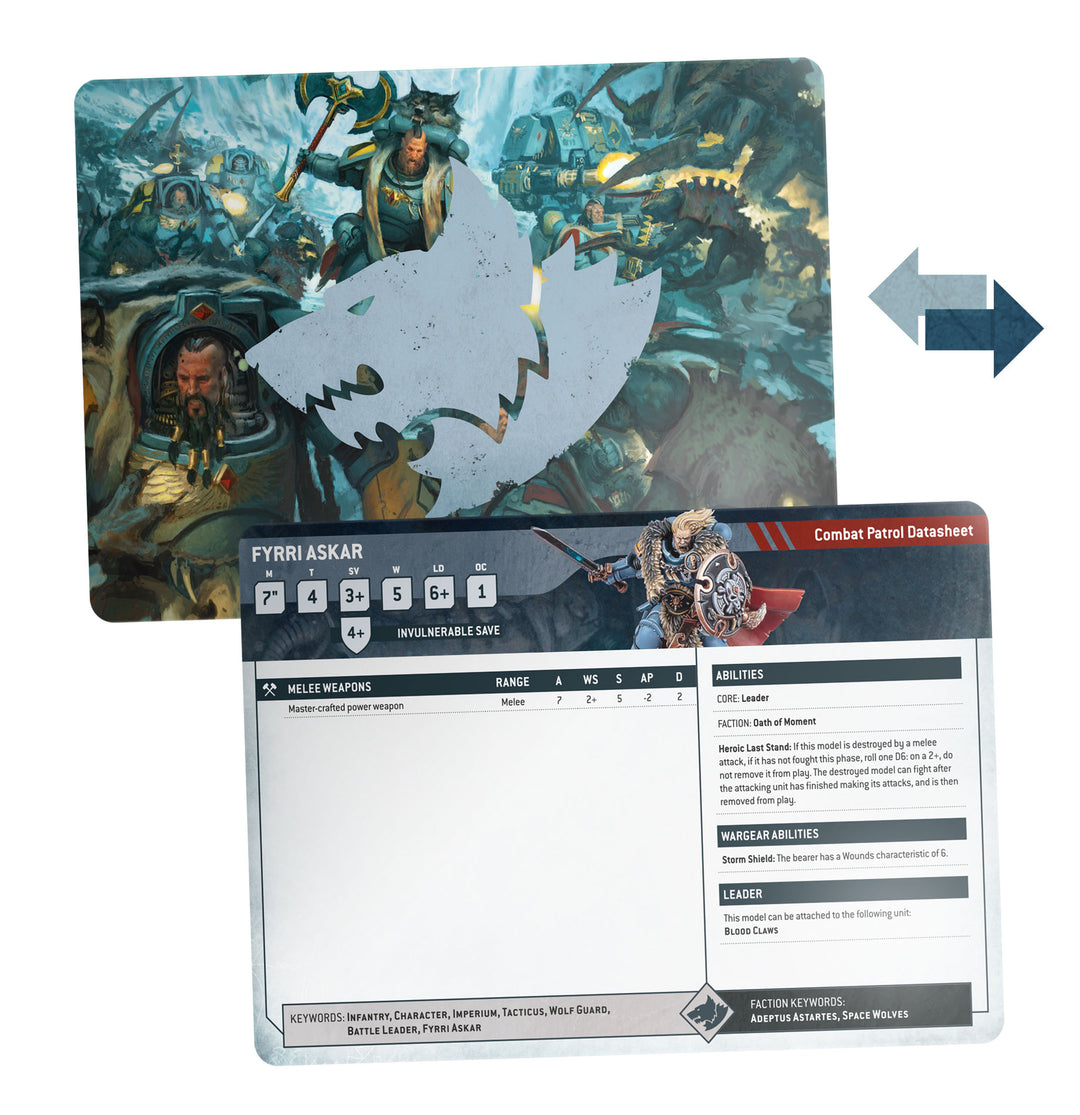 Warhammer 40,000: Space Wolves - Datasheet Cards