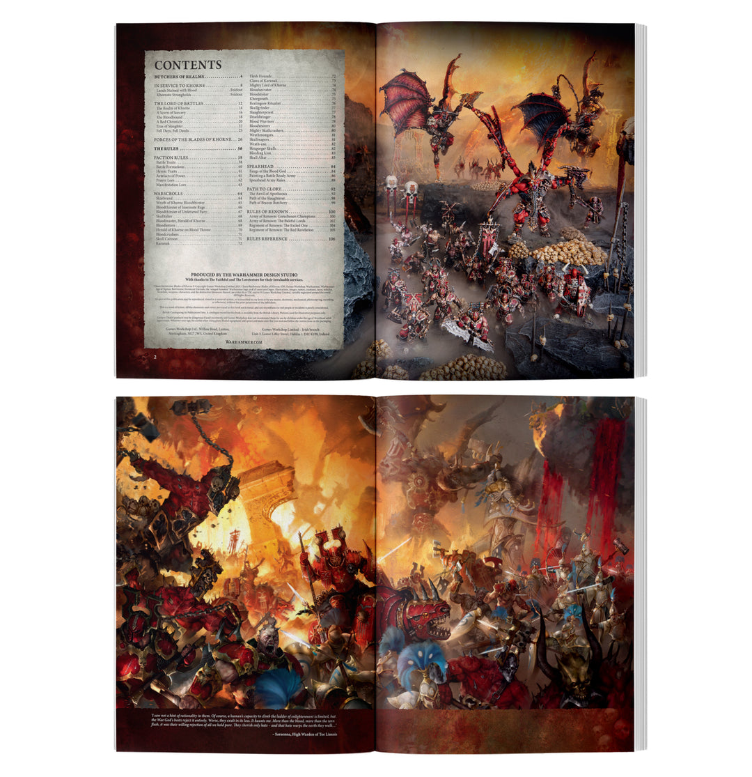 Warhammer Age of Sigmar: Blades of Khorne - Chaos Battletome