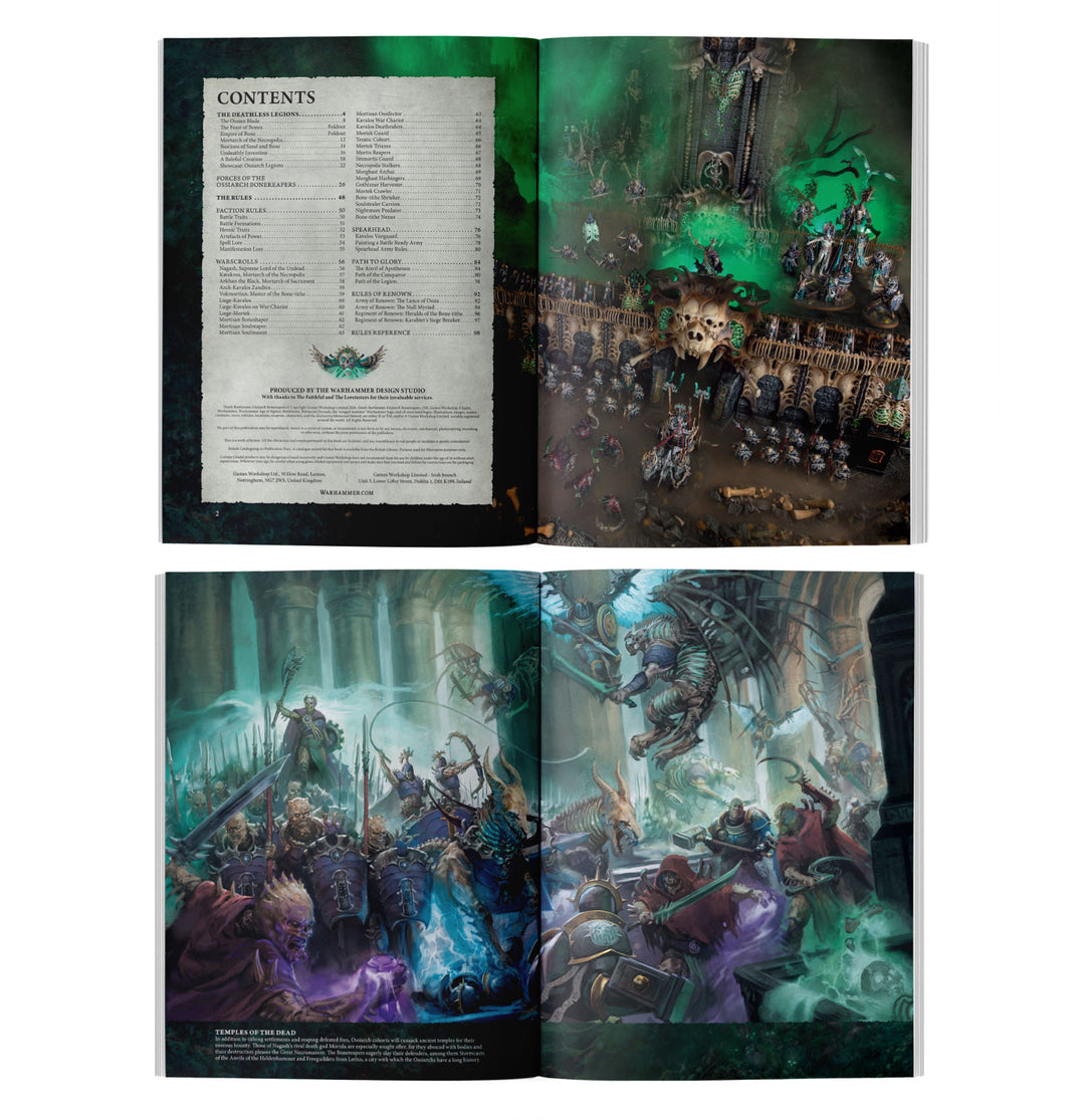 Warhammer Age of Sigmar: Ossiarch Bonereapers - Death Battletome