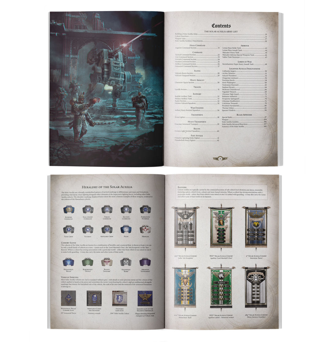 Warhammer Horus Heresy: Liber Auxilia - Solar Auxilia Army Book - Transportskadet